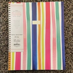 Blue Sky Multicolor Striped Planner